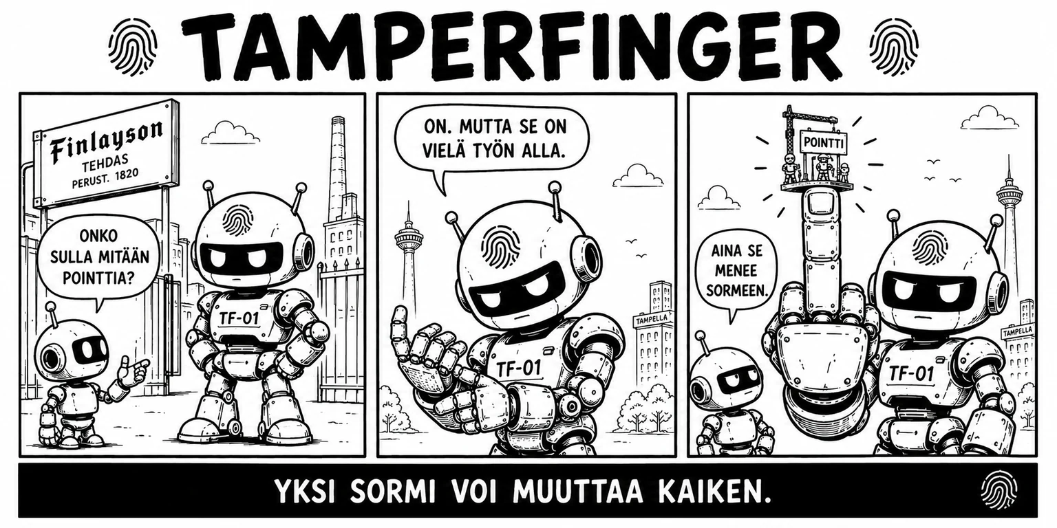 TamperFinger #3 – Sormi voi muuttaa kaiken
