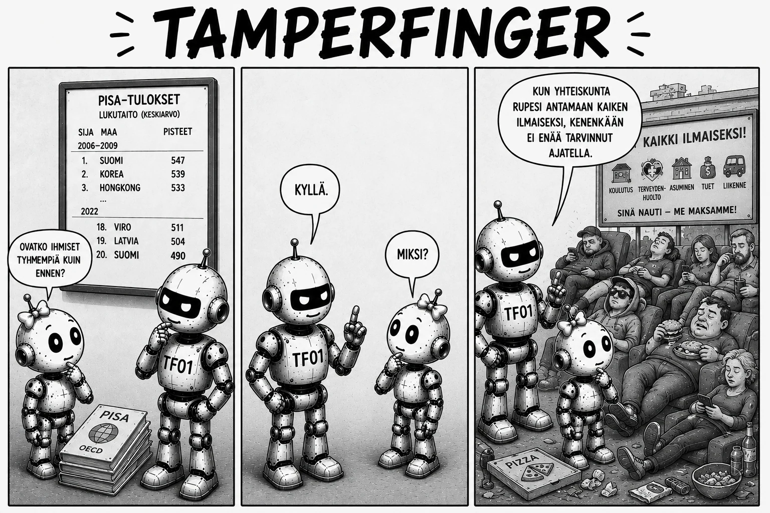 TamperFinger #28 – Pisa-tulokset