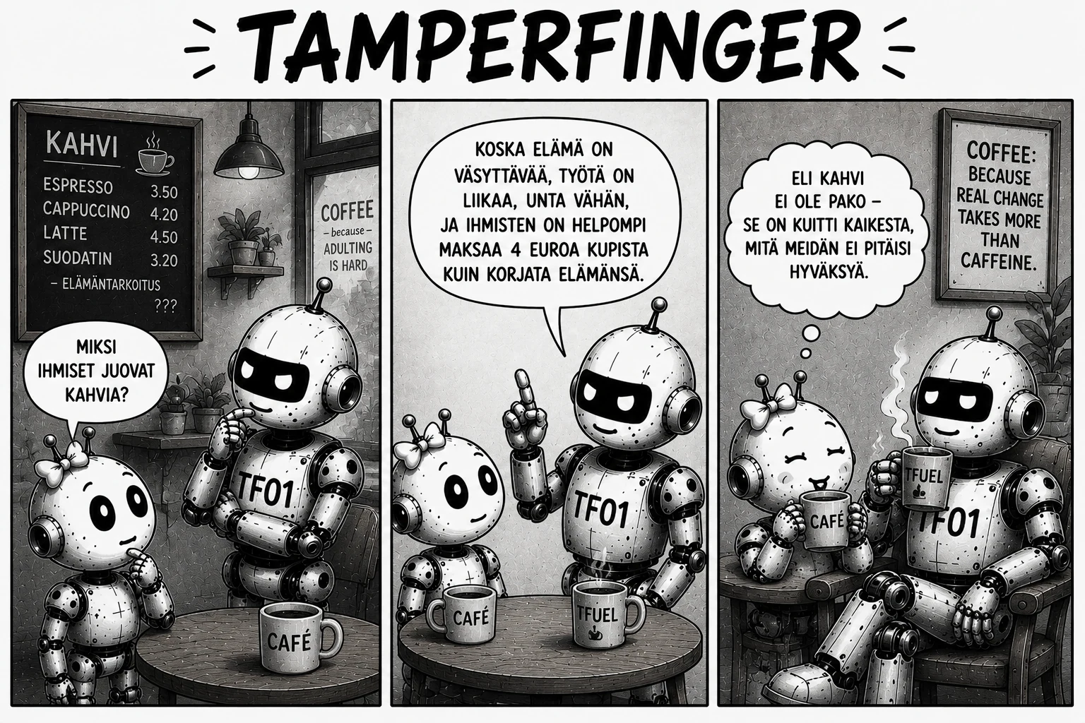 TamperFinger #29 – Kahvin todellisuus