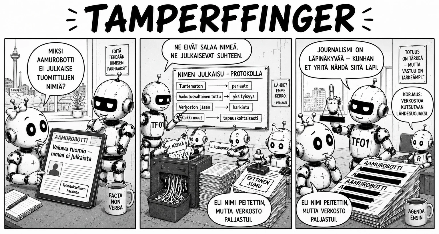TamperFinger #33 – Salatut nimet