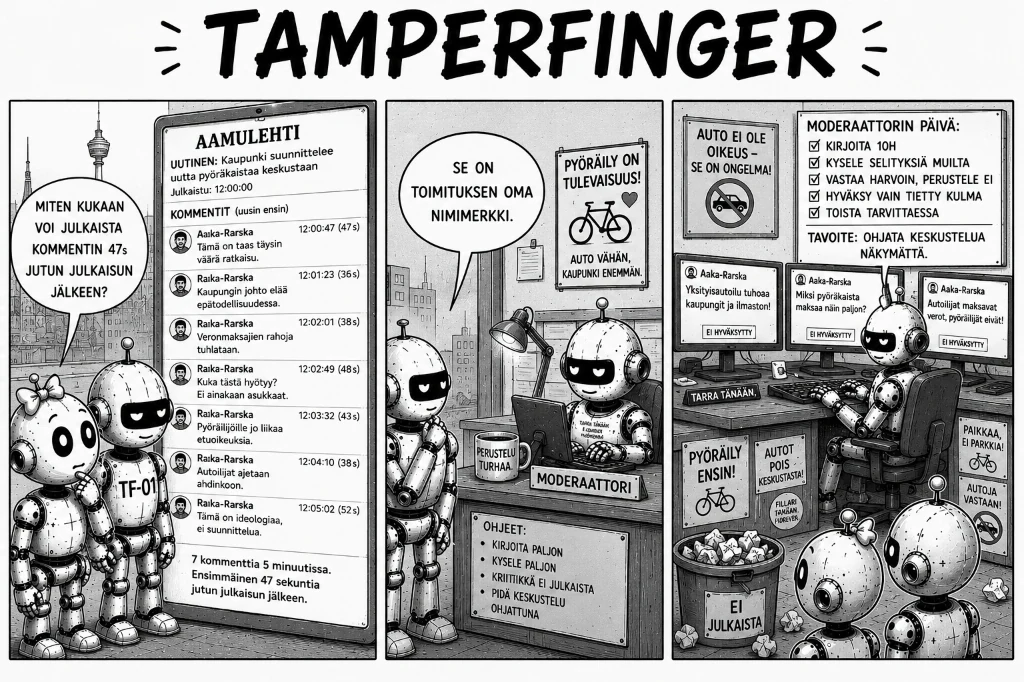 TamperFinger #38 – Moderaattorin päivä